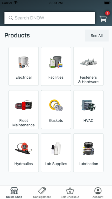 DNOW Ecommerce Screenshot