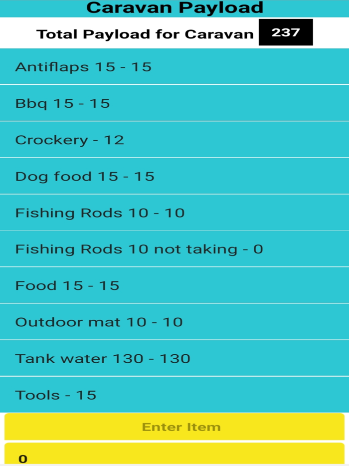 Caravan Towing Weight