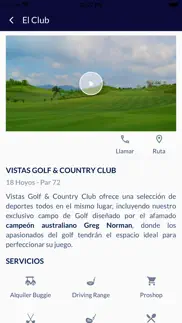 vistas golf & country club iphone screenshot 2