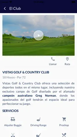 Game screenshot Vistas Golf & Country Club apk