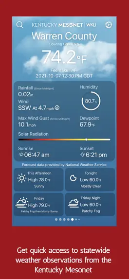 Game screenshot Kentucky Mesonet apk