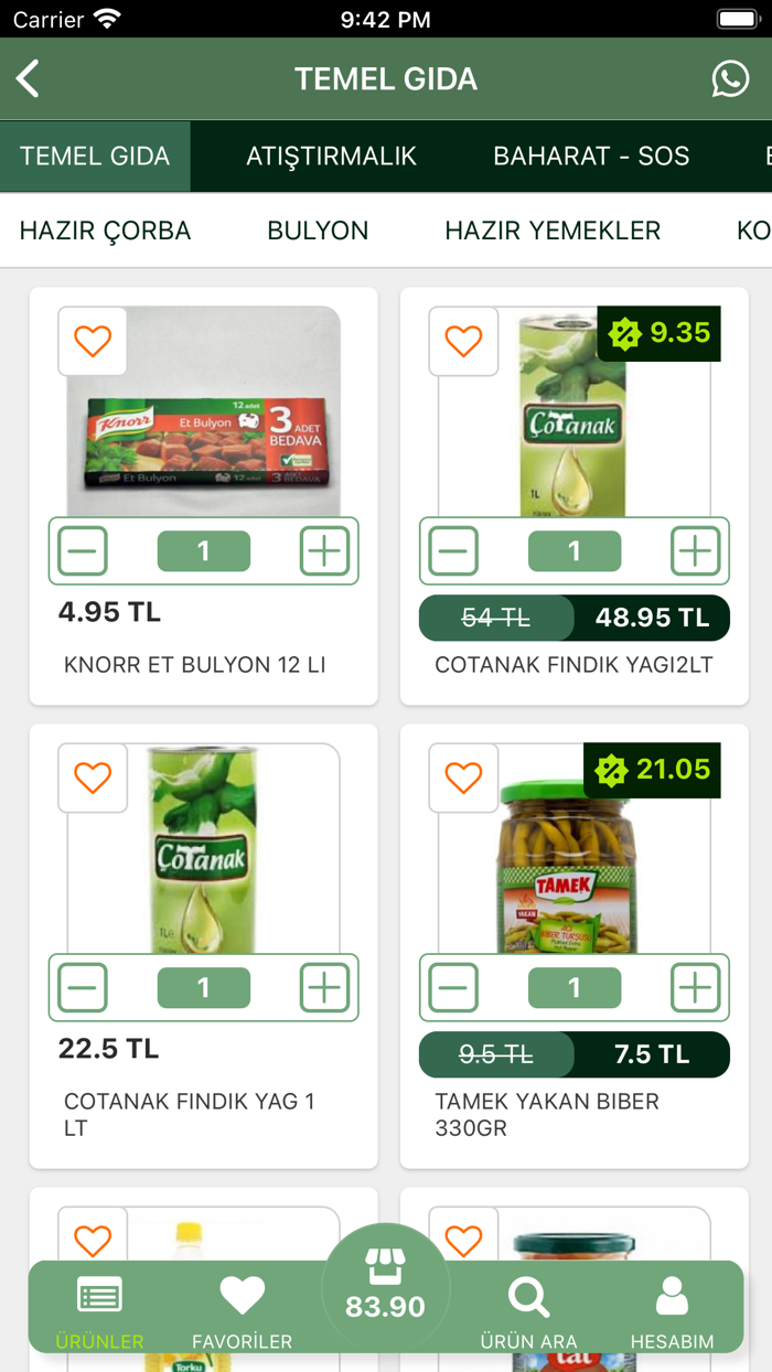 CebWebSipariş - Store