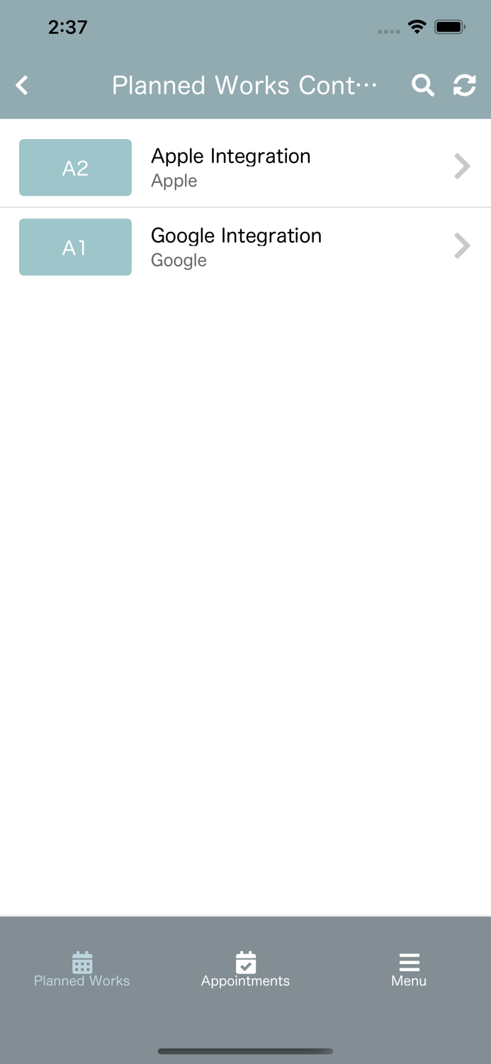 EasyBOP Planned Works