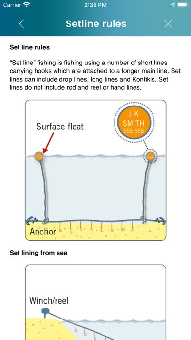 NZ Fishing Rules Screenshot