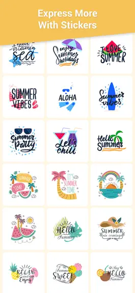 Game screenshot Hello Summer Stickers! apk