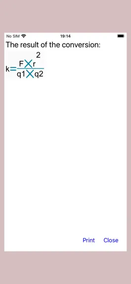 Game screenshot Formula Conversion apk