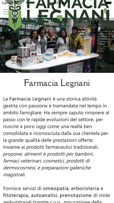 Farmacia Legnani Screenshot