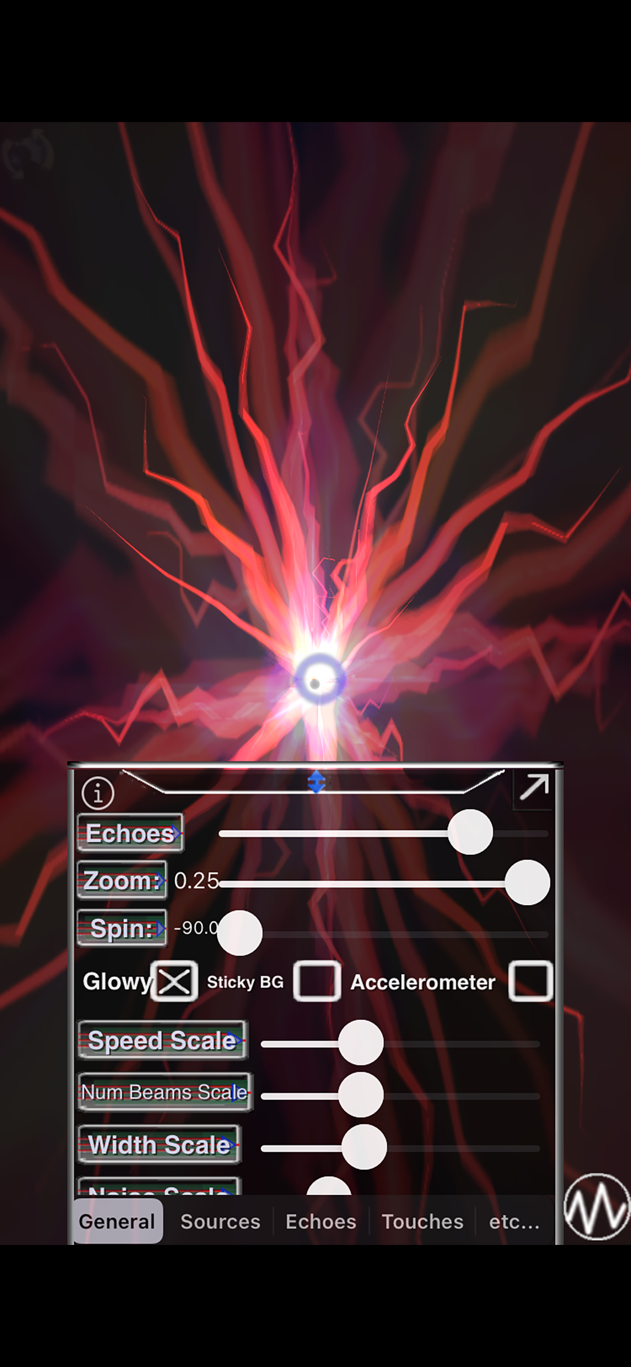 iBeams HD Music Visualizer