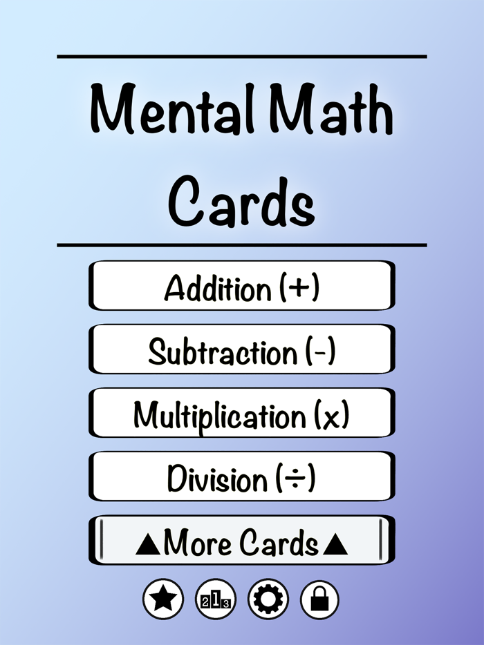 Mental Math Cards Games and Tips