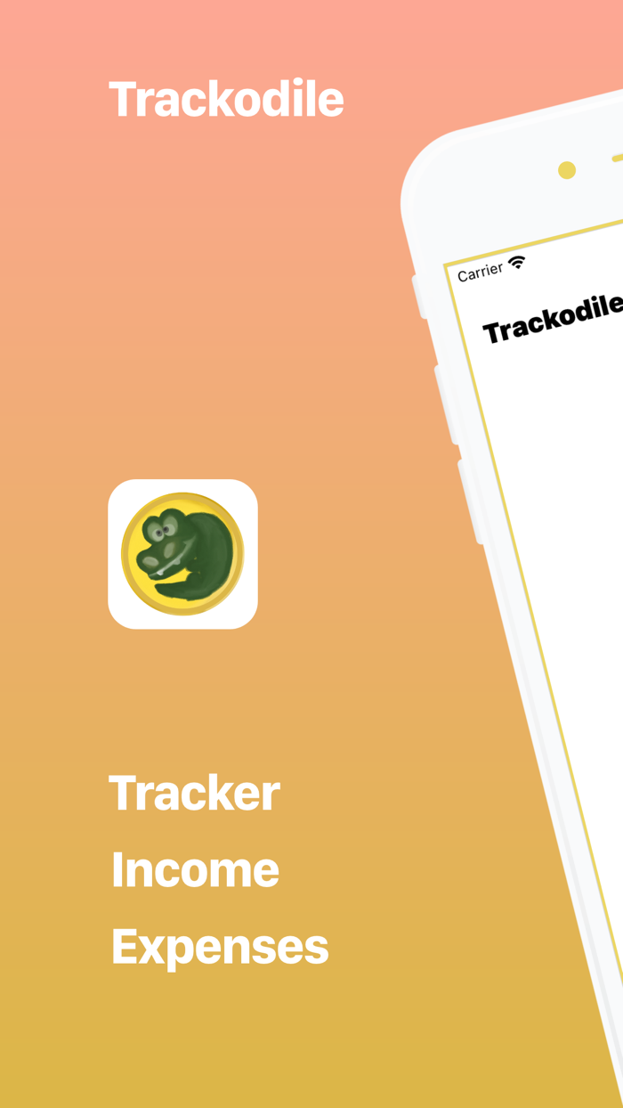 Trackodile - incomes expenses