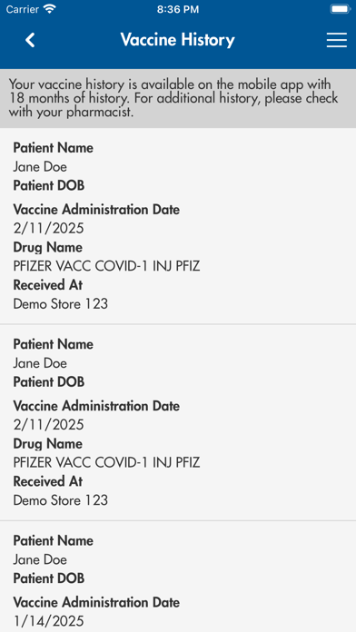 Food Lion Rx Screenshot