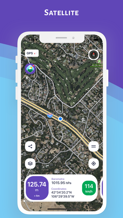 Altimeter Pro: Compass, GPS Screenshot