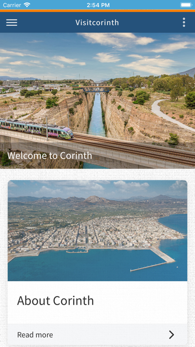Corinth by visitcorinth.gr Screenshot