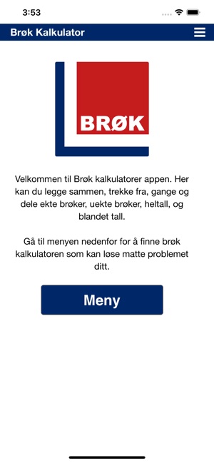 Brøk Kalkulatorer on the App Store