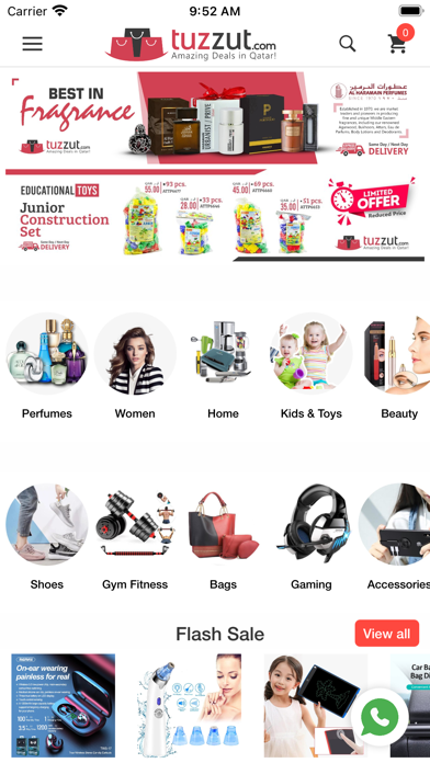Tuzzut Qatar Online Shopping Screenshot