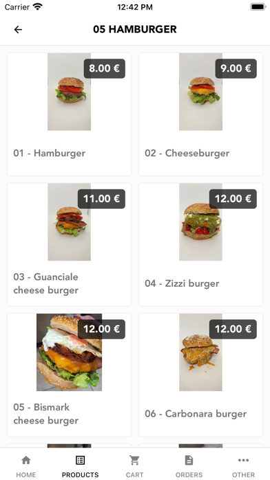 Zizzi pizza Screenshot