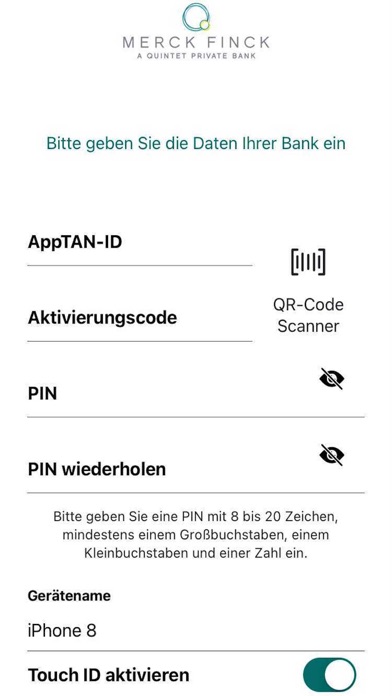 How to cancel & delete Merck Finck appTAN from iphone & ipad 1