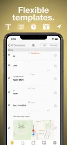 Line-Writer: Flexible Template screenshot #4 for iPhone