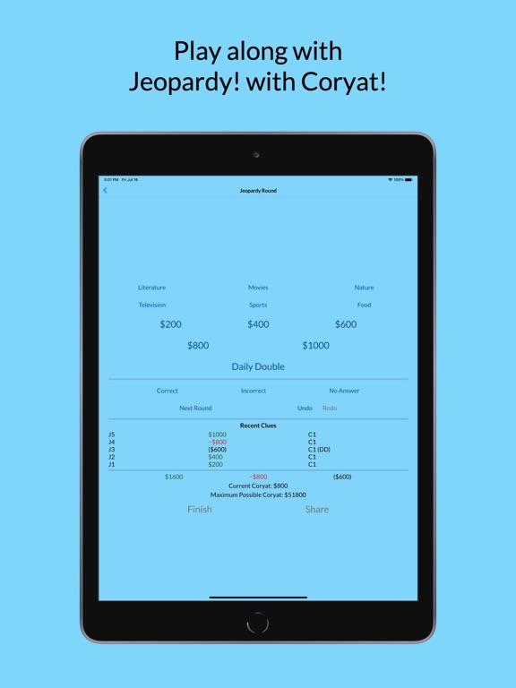 Screenshot #4 pour Coryat — J! Scorekeeper