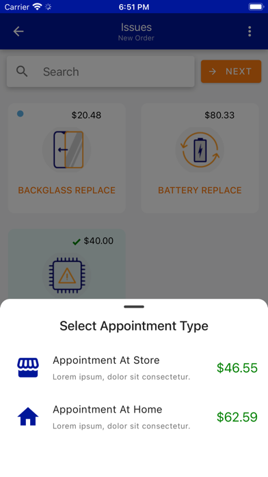 Procell Repair Screenshot