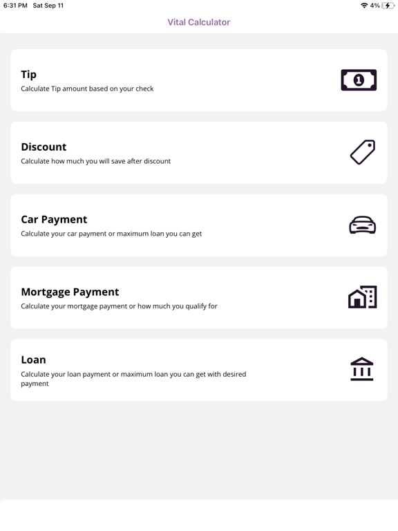 Screenshot #4 pour VitalCalc