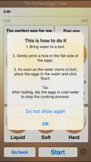 How to cancel & delete the perfect egg timer 2