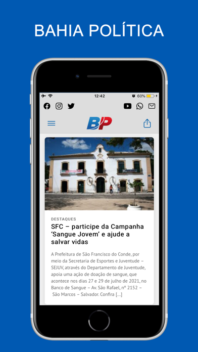 Grupo Bahia Política Screenshot