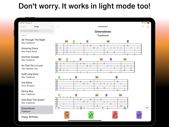 SongFolio: Chords,Tabs,Setlist iPad app afbeelding 4