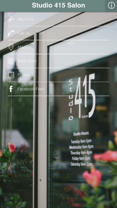 Studio 415 Salon app Screenshot