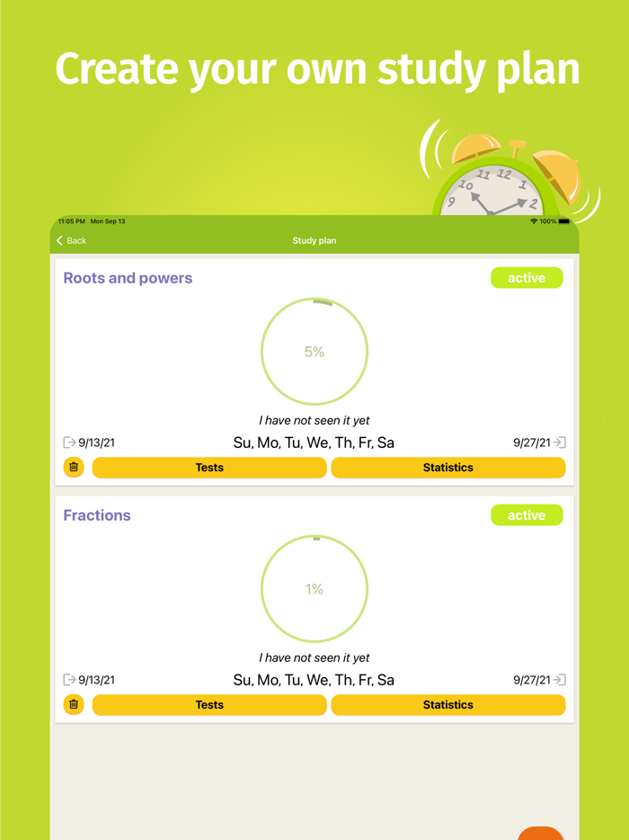 Math Tests - learn mathematics