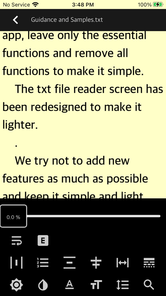 #2. TxtBook - Slim TXT Reader (iOS) 由: kim juyoung