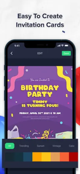 Game screenshot Birthday Card Maker - Editor apk