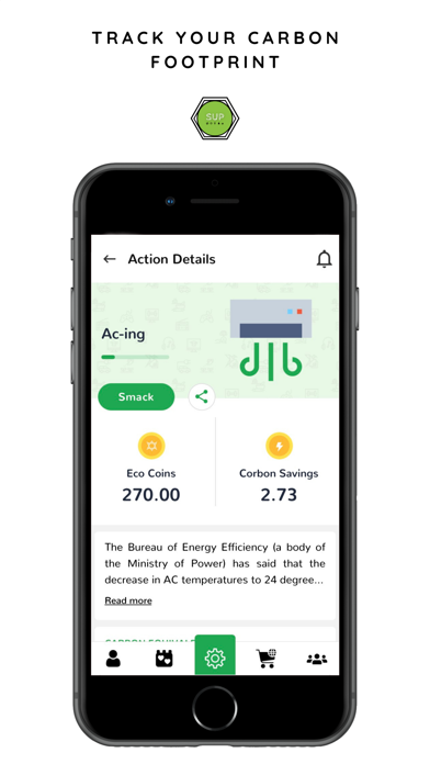 SUP - Eco App Screenshot