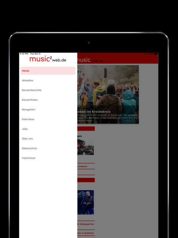 Screenshot #5 pour Music2Web.de
