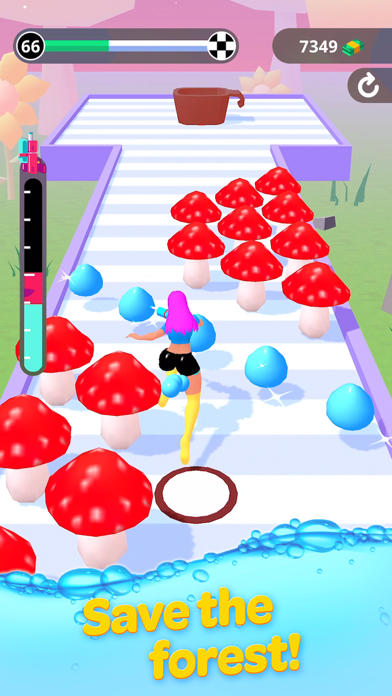 Screenshot #2 pour Squirt Gun Girl: Garden Runner