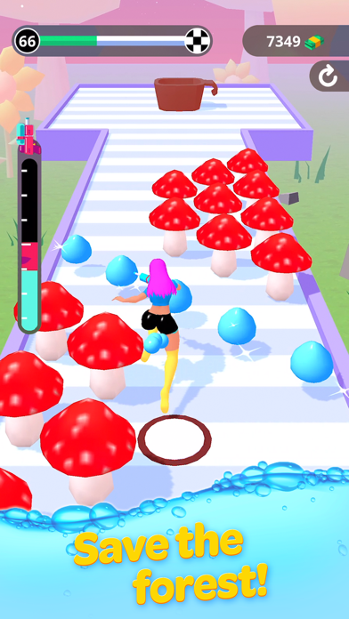 Squirt Gun Girl: Garden Runner screenshot 2