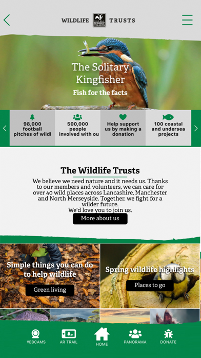 Lancashire Wildlife Trust Screenshot