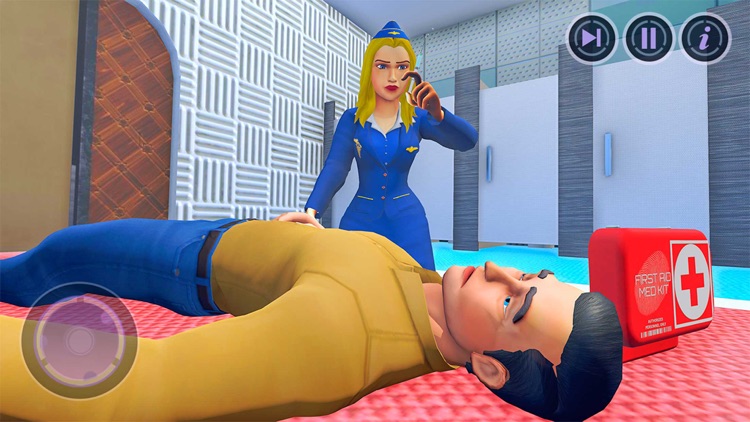 Flying Attendant Simulator 3D screenshot-3