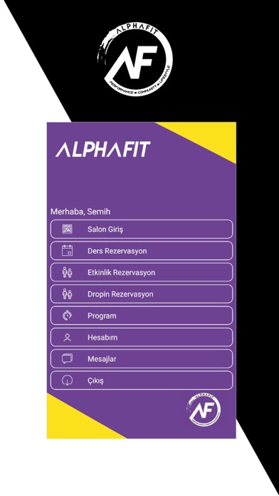 Alphafit Screenshot