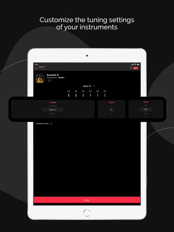 Roadie Tuner - Guitar Tuner screenshot 4