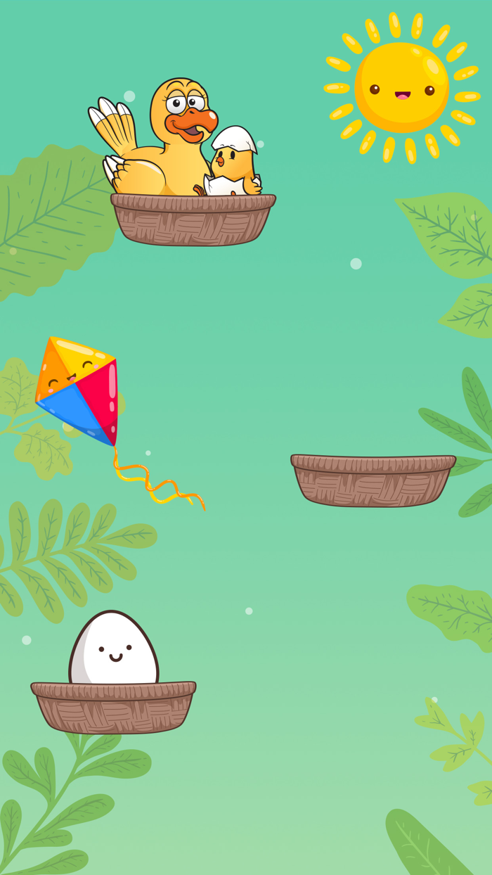 Surprise egg game for toddlers