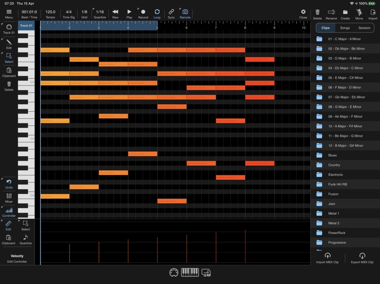 Helium AUv3 MIDI Sequencer