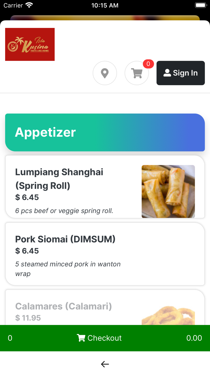 ISLA KUSINA Bar and restaurant