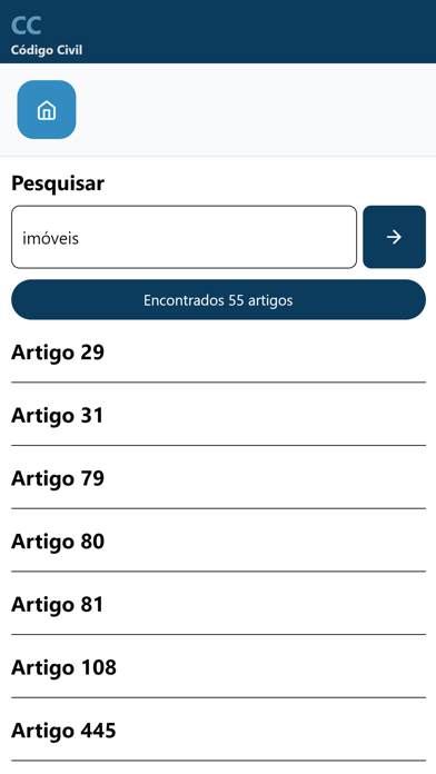 Código Civil - SLEX Screenshot