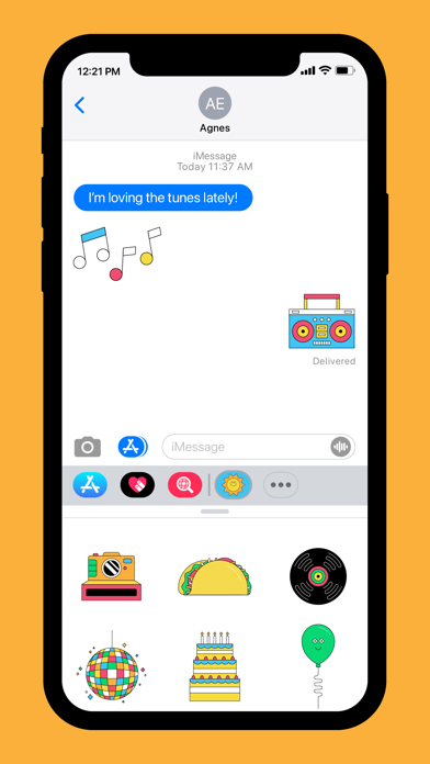 Good Times Retro Stickers Screenshot