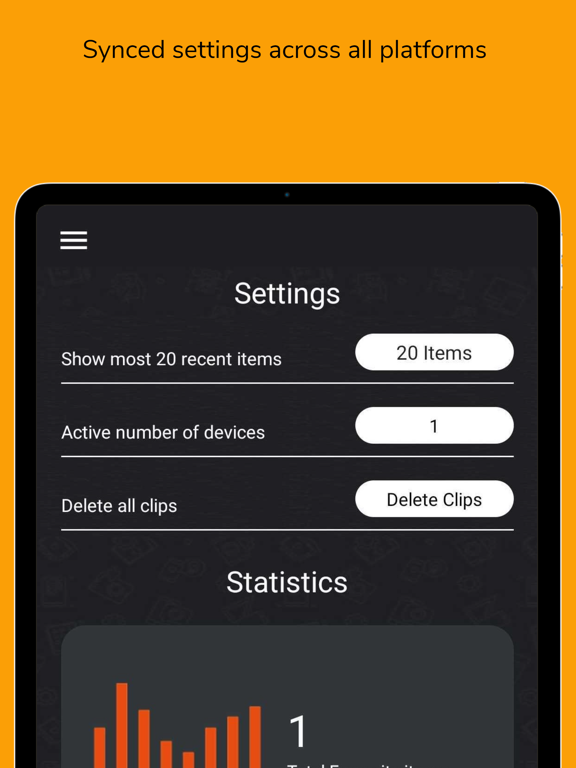 Screenshot #6 pour ClipPaste: Universal Clipboard