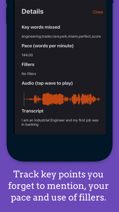 Speecher - Speaking Coach Screenshot