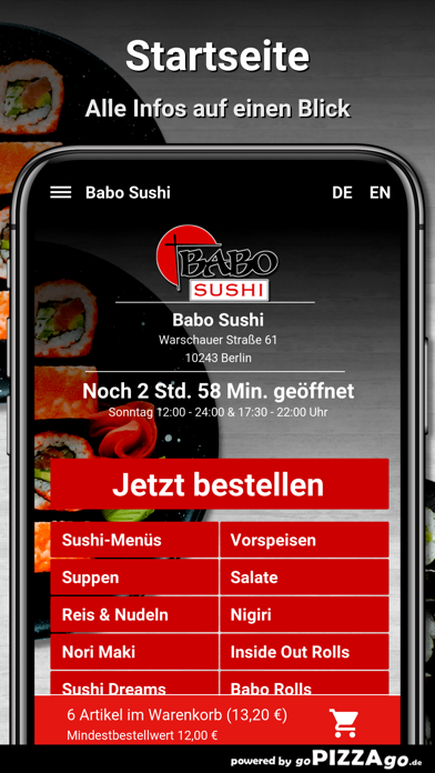 Babo Sushi Berlin | Apps | 148Apps