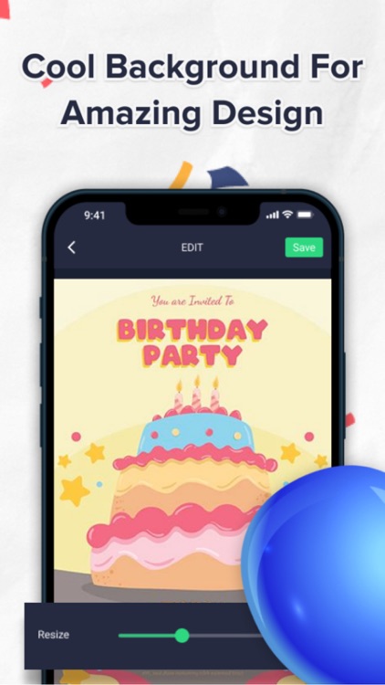 Birthday Card Maker - Editor