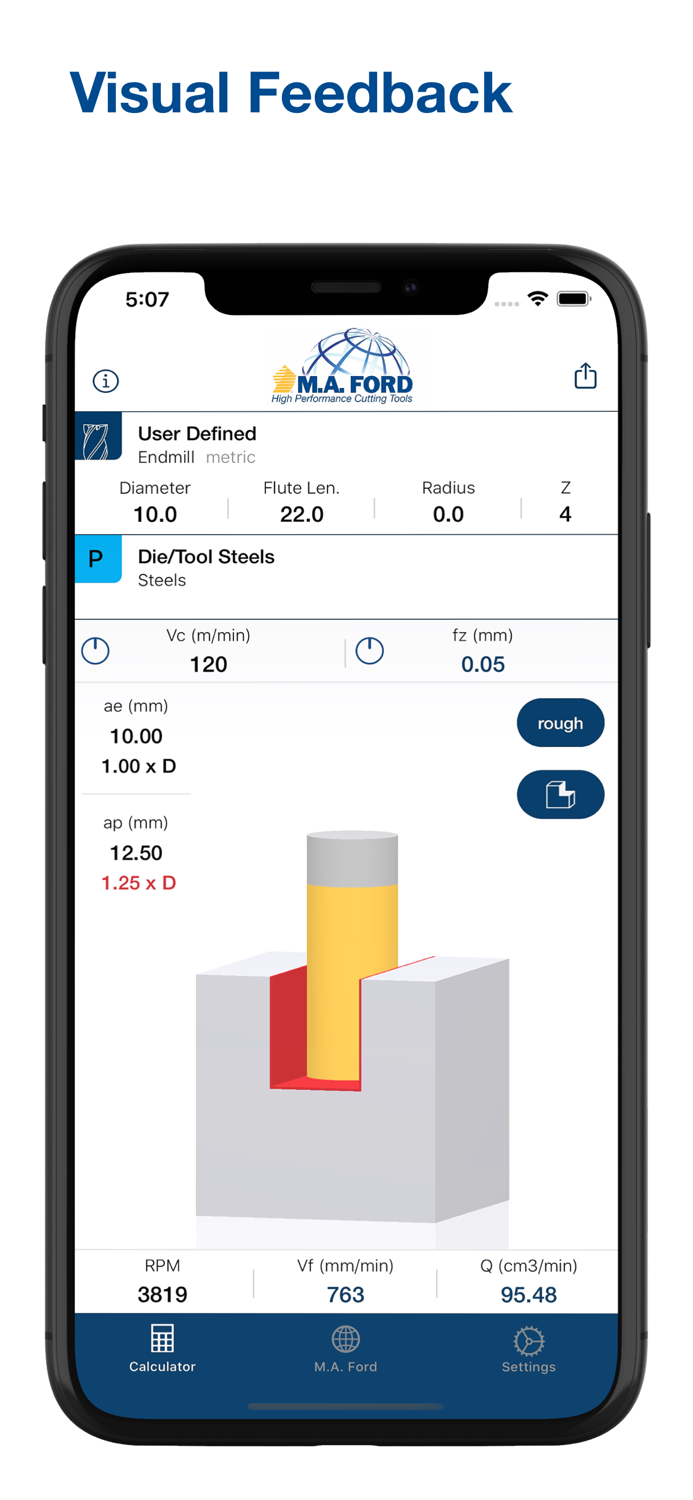 M.A. Ford Machining Calculator